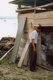 Seaweed warehouse, Indonesia